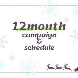 12月のスケジュール&キャンペーン